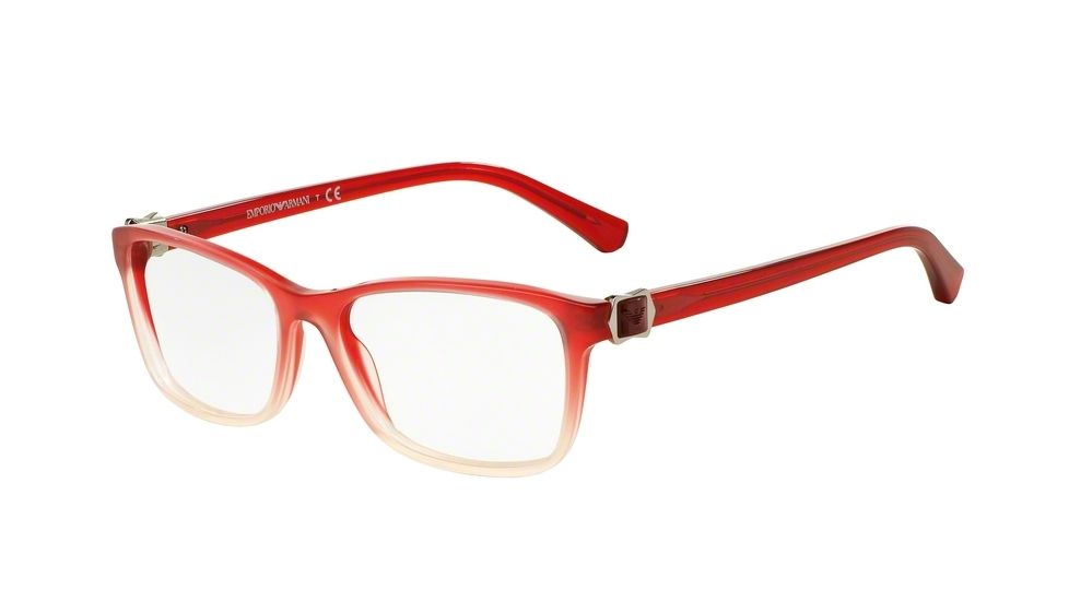 Armani EA3076 Progressive Prescription Eyeglasses 5461-52 - Red Gradient Frame