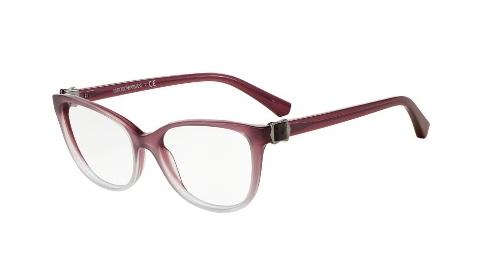 Armani EA3077 Progressive Prescription Eyeglasses 5459-52 - Violet Gradient Frame