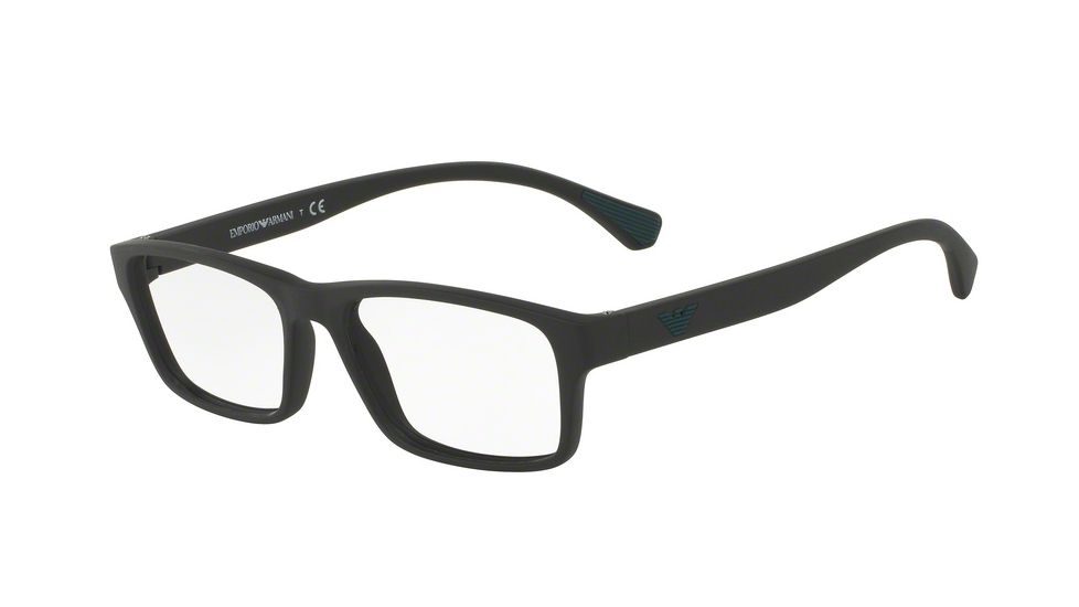 Armani EA3088 Bifocal Prescription Eyeglasses 5042-55 - Matte Black Frame
