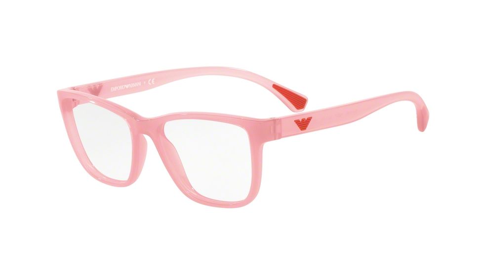 Armani EA3090 Progressive Prescription Eyeglasses 5507-52 - Opal Coral Frame