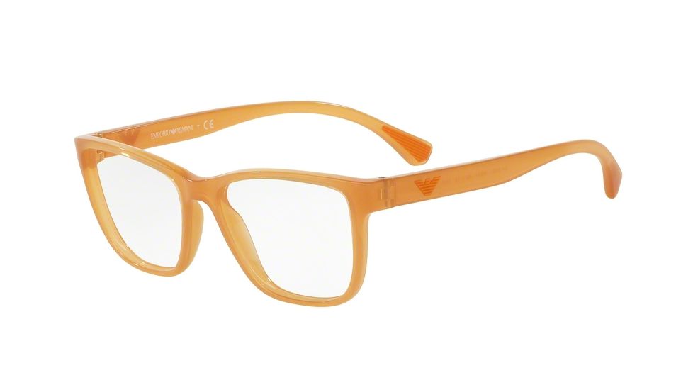 Armani EA3090 Progressive Prescription Eyeglasses 5537-52 - Opal Biscuit Frame