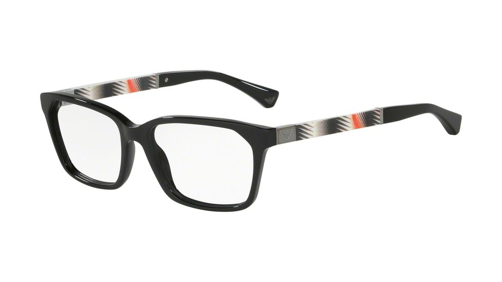 Armani EA3095 Progressive Prescription Eyeglasses 5017-51 - Black Frame