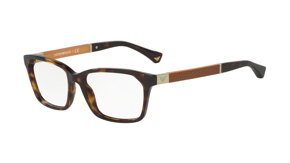 Armani EA3095 Progressive Prescription Eyeglasses 5026-51 - Havana Frame