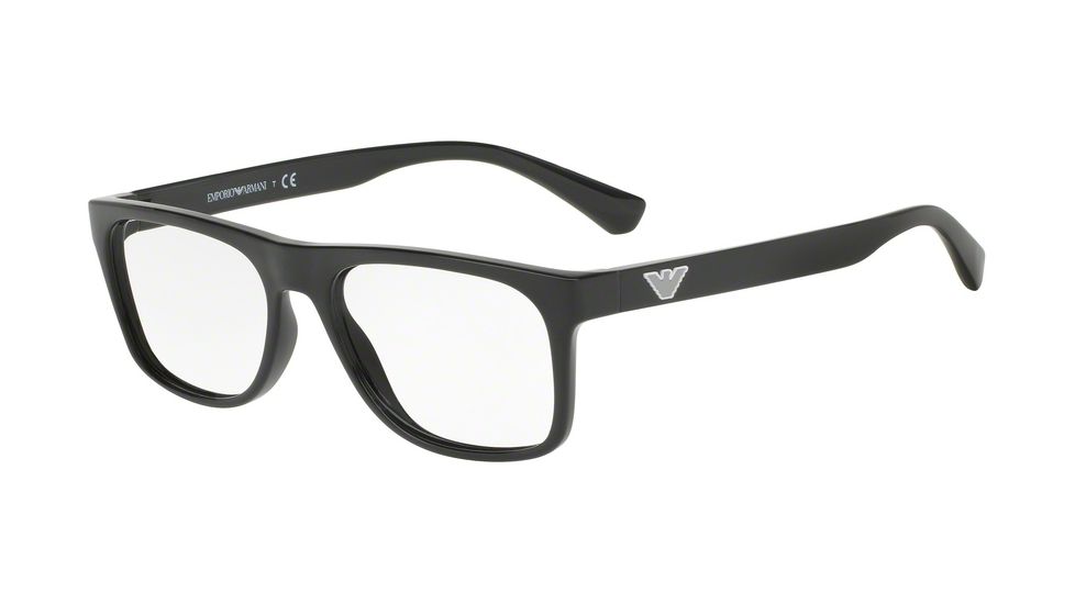 Armani EA3097F Bifocal Prescription Eyeglasses, 56mm, Black, EA3097F-5017-56-BI