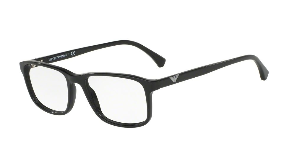 Armani EA3098 Bifocal Prescription Eyeglasses 5017-53 - Black Frame