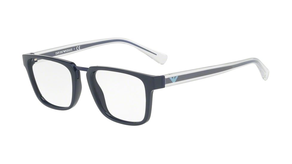 Armani EA3108 Progressive Prescription Eyeglasses 5570-51 - Blue Frame