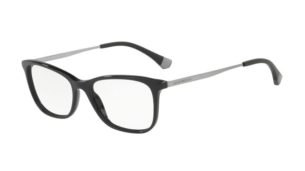 Armani EA3119F Progressive Prescription Eyeglasses 5001-54 - Black Frame
