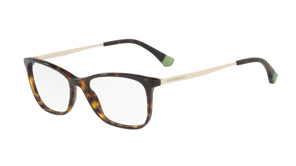 Armani EA3119F Progressive Prescription Eyeglasses 5089-54 - Dark Havana Frame