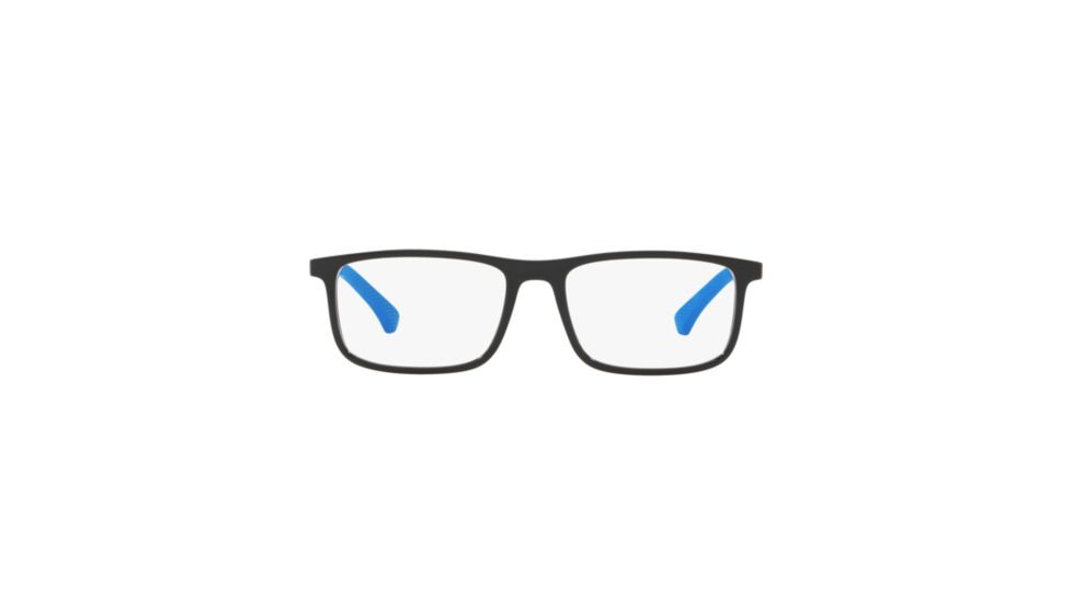 Armani EA3125 Progressive Prescription Eyeglasses, 53mm, Black, EA3125-5017-53-PRO