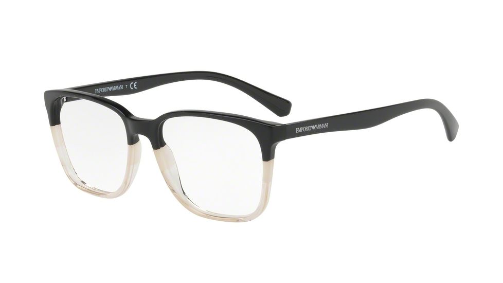 Armani EA3127 Single Vision Prescription Eyeglasses 5630-53 - Sand Brown Frame