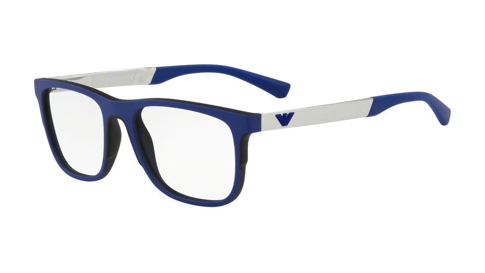 Armani EA3133 Prescription Eyeglasses, 53mm, Matte Black, EA3133-5667-53-SV