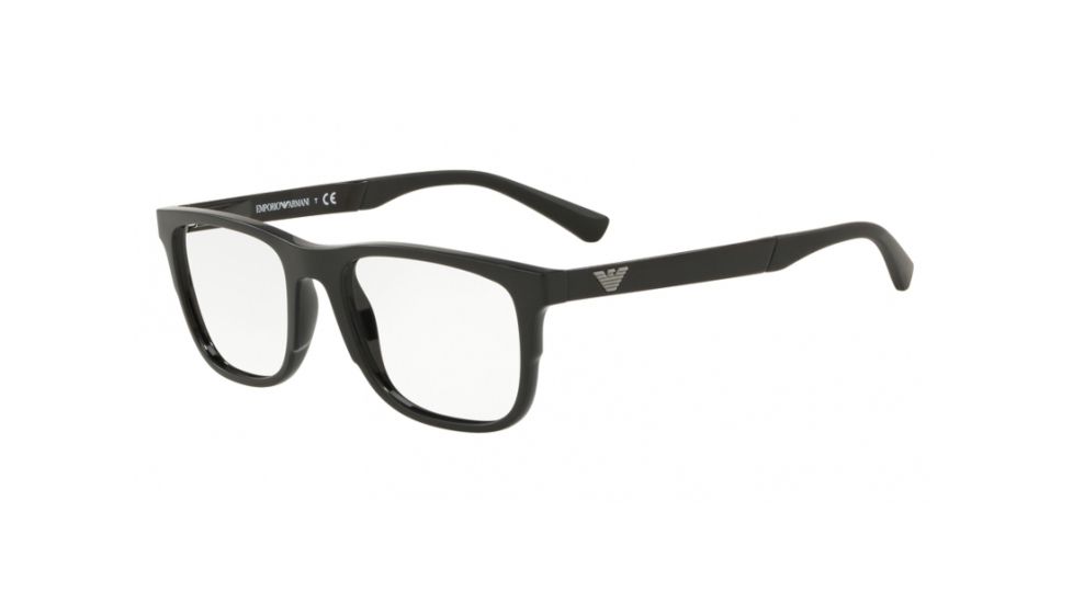 Armani EA3133 Prescription Eyeglasses, 53mm, Black, EA3133-5017-53-SV