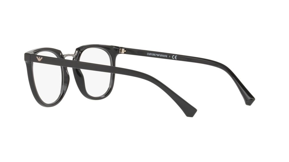 Armani EA3139F Progressive Prescription Eyeglasses, 51mm, Black, EA3139F-5017-51-PRO
