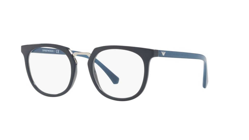 Armani EA3139F Progressive Prescription Eyeglasses 5722-51 - Dark Jeans