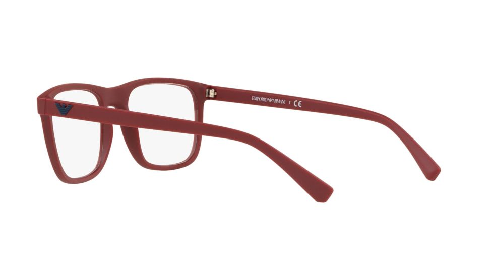 Armani EA3140 Prescription Eyeglasses 5720-53 - Matte Red Frame