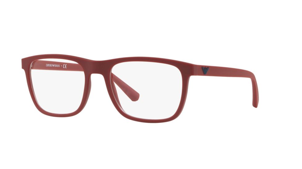 Armani EA3140 Prescription Eyeglasses 5720-53 - Matte Red Frame