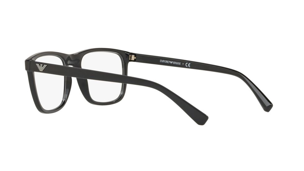 Armani EA3140 Prescription Eyeglasses, 53mm, Black, EA3140-5001-53-SV
