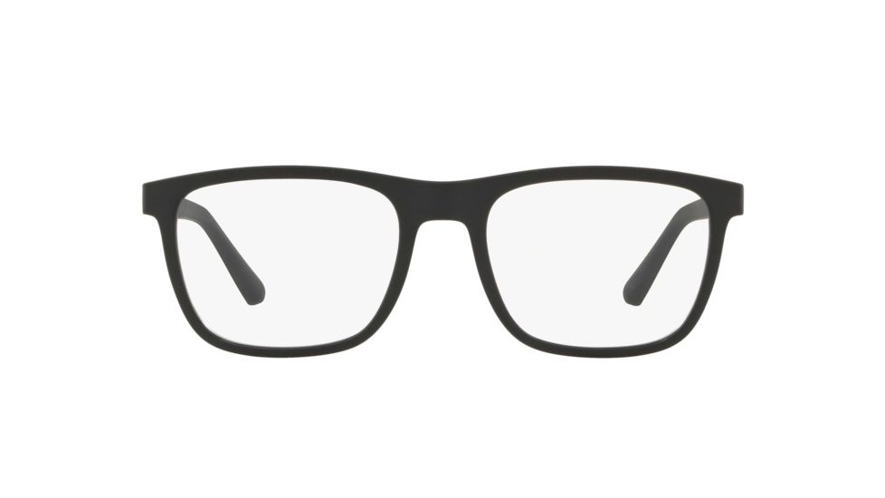 Armani EA3140 Prescription Eyeglasses, 53mm, Matte Black, EA3140-5042-53-SV