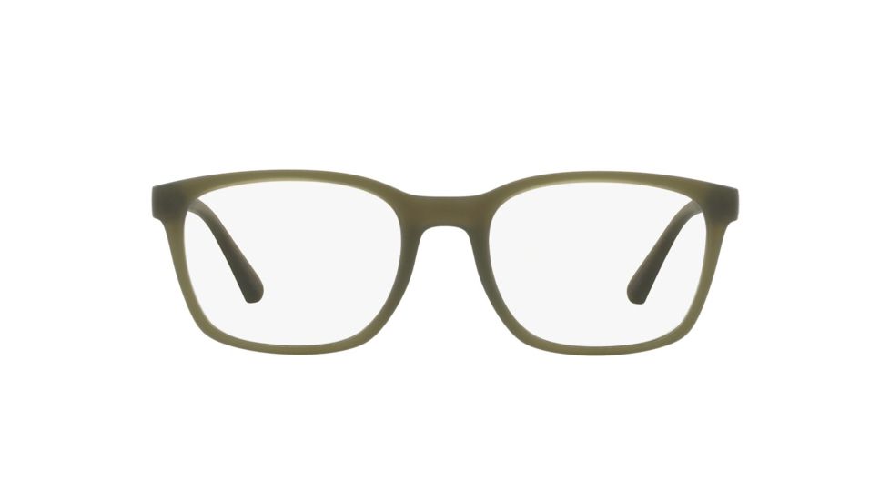 Armani EA3141 Bifocal Prescription Eyeglasses, 53mm, Matte Opal Green, EA3141-5725-53-BI