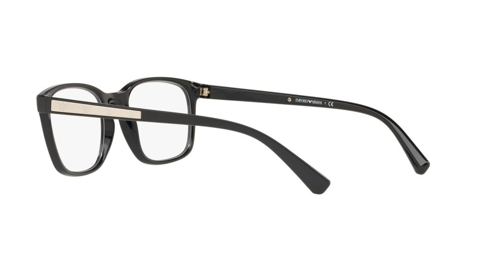 Armani EA3141 Bifocal Prescription Eyeglasses, 53mm, Black, EA3141-5017-53-BI