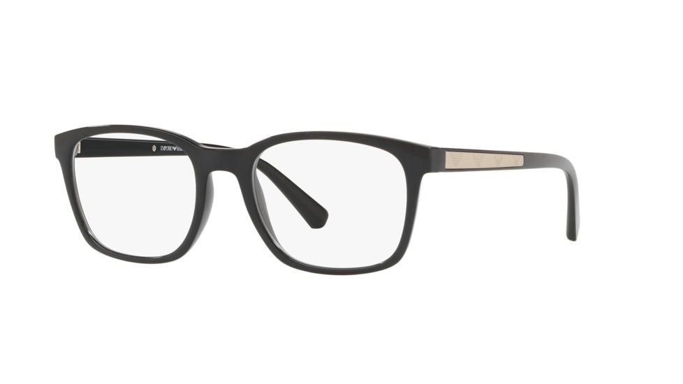 Armani EA3141 Bifocal Prescription Eyeglasses, 53mm, Black, EA3141-5017-53-BI