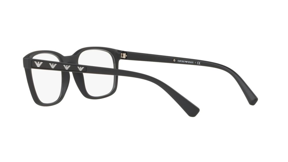 Armani EA3141 Bifocal Prescription Eyeglasses, 53mm, Matte Black, EA3141-5733-53-BI