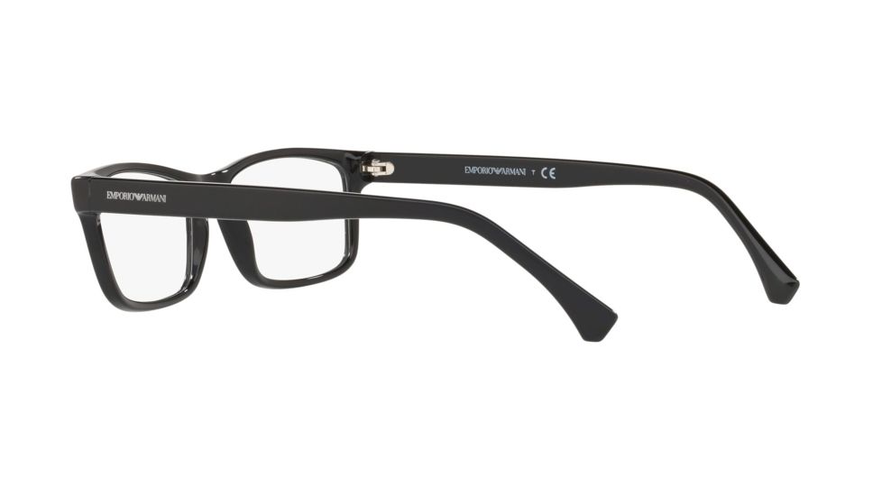 Armani EA3143F Prescription Eyeglasses, 55mm, Black, EA3143F-5001-55-SV