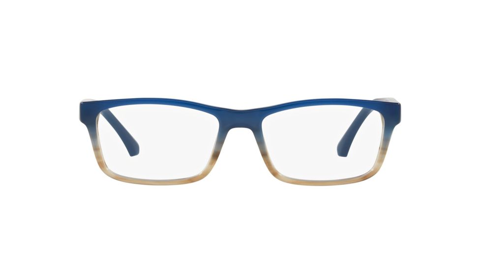 Armani EA3143F Prescription Eyeglasses, 55mm, Striped Blue, EA3143F-5730-55-SV