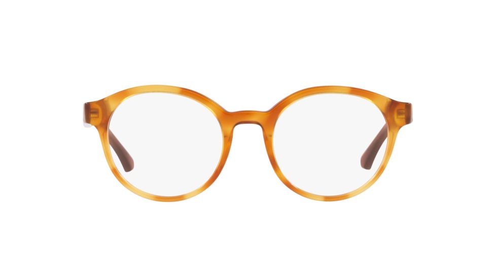 Armani EA3144 Progressive Prescription Eyeglasses, 48mm, Blonde Havana, EA3144-5727-48-PRO