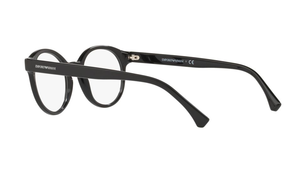 Armani EA3144 Progressive Prescription Eyeglasses, 48mm, Black, EA3144-5001-48-PRO