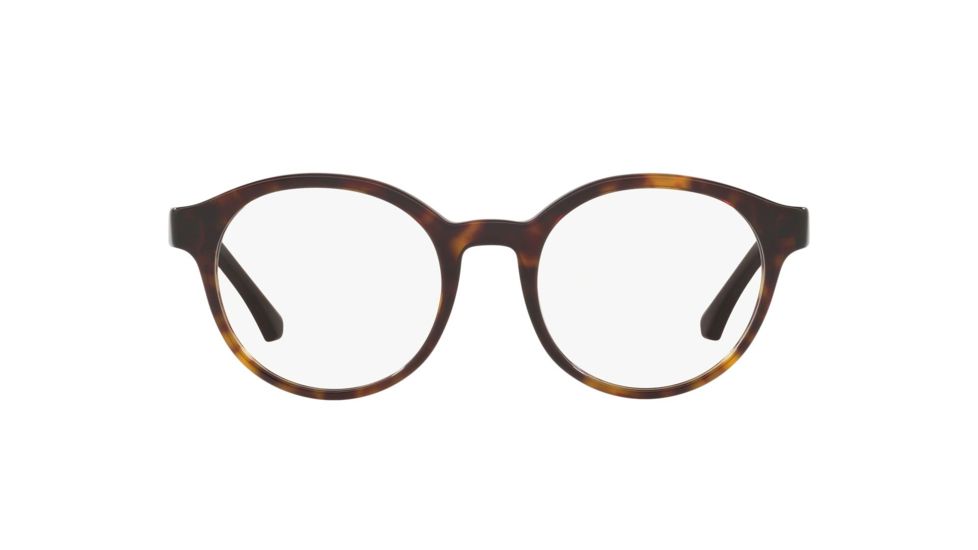 Armani EA3144 Progressive Prescription Eyeglasses, 48mm, Dark Havana, EA3144-5089-48-PRO