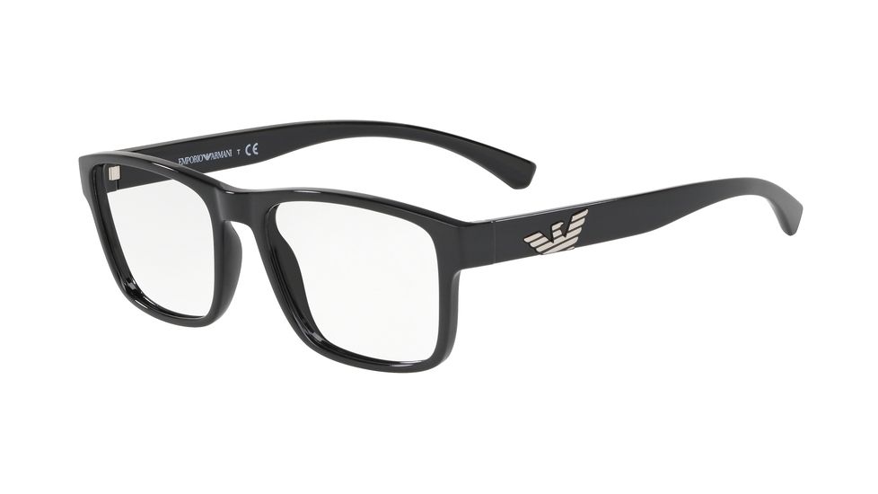 Armani EA3149 Prescription Eyeglasses, 53mm, Black, EA3149-5017-53-SV
