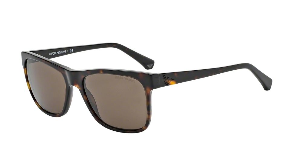 Armani EA4002 Progressive Prescription Sunglasses EA4002-502673-55 - Lens Diameter 55 mm, Frame Color Dark Havana