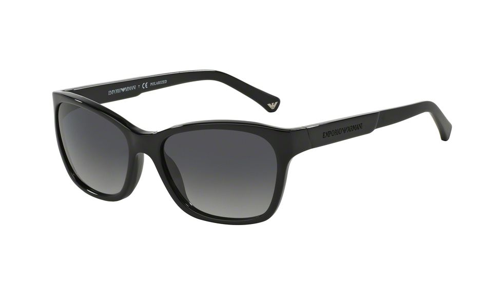 Armani EA4004 EA4004 Bifocal Prescription Sunglasses EA4004-5017T3-56 - Lens Diameter 56 mm, Frame Color Black