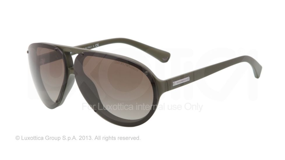 Armani EA4010 Bifocal Prescription Sunglasses EA4010-50588E-67 - Lens Diameter 67 mm, Frame Color Matte Military