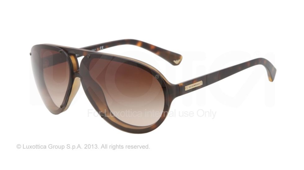 Armani EA4010 Bifocal Prescription Sunglasses EA4010-508913-67 - Lens Diameter 67 mm, Frame Color Matte Dark Havana