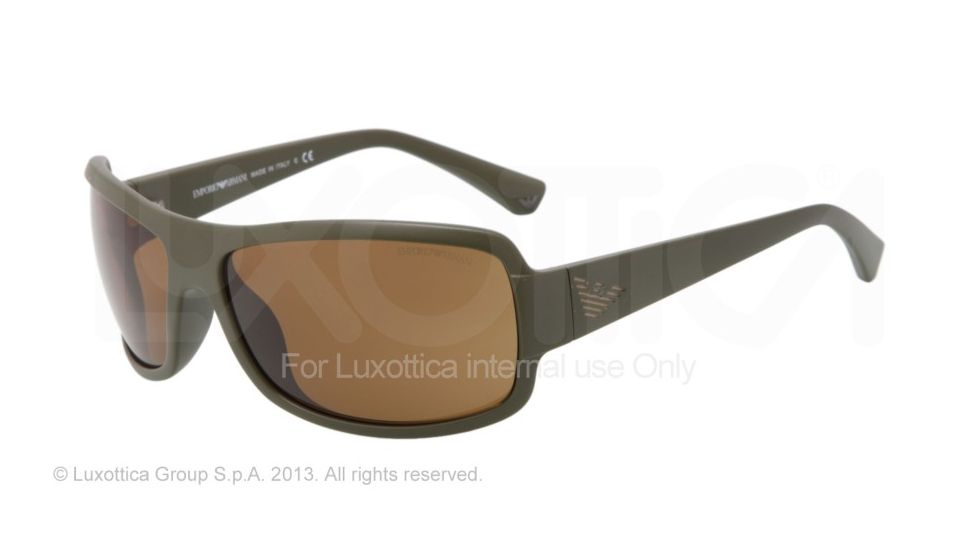 Armani EA4012 Bifocal Prescription Sunglasses EA4012-505873-63 - Lens Diameter 63 mm, Frame Color Matte Militay Green