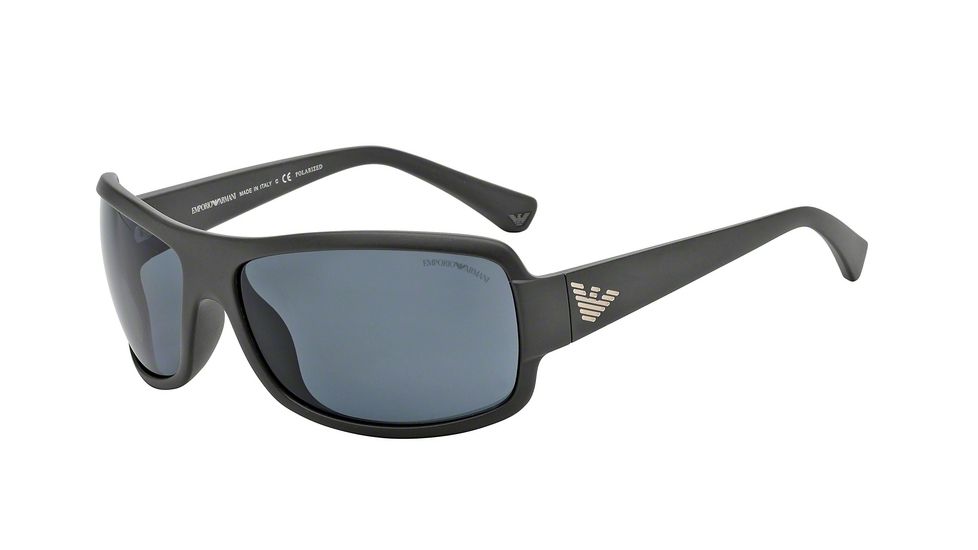 Armani EA4012 Bifocal Prescription Sunglasses EA4012-506081-63 - Lens Diameter 63 mm, Frame Color Matte Gray