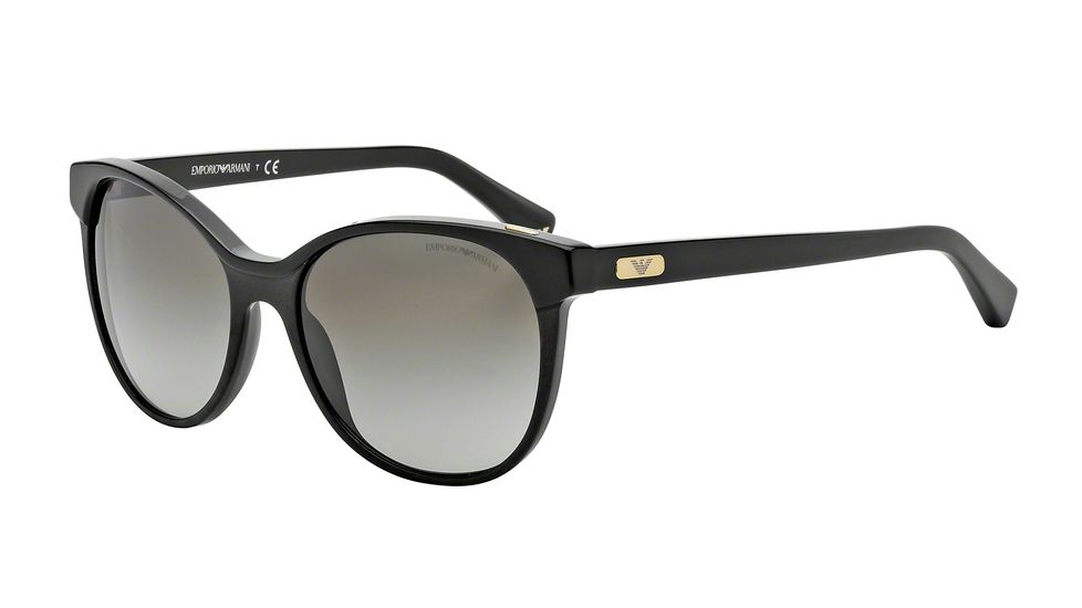 Armani EA4016 Progressive Prescription Sunglasses EA4016-50018E-56 - Lens Diameter 56 mm, Frame Color Matte Black/Black