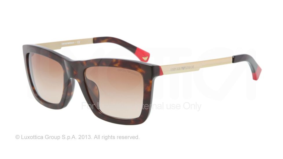 Armani EA4017 Bifocal Prescription Sunglasses EA4017-502613-53 - Lens Diameter 53 mm, Frame Color Havana/Red