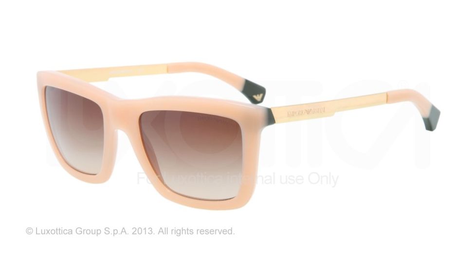 Armani EA4017 Bifocal Prescription Sunglasses EA4017-508713-53 - Lens Diameter 53 mm, Frame Color Beige/green