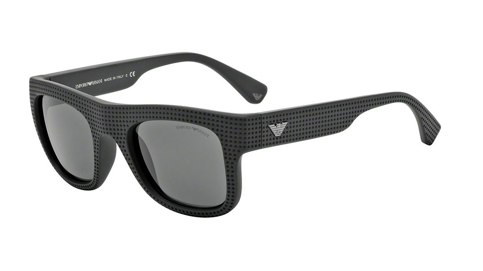 Armani EA4019 Single Vision Prescription Sunglasses EA4019-506387-51 - Lens Diameter 51 mm, Frame Color Black