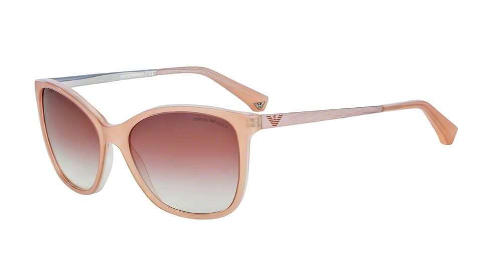Armani EA4025 Bifocal Prescription Sunglasses EA4025-52028D-55 - Lens Diameter 55 mm, Frame Color Pearl Peach