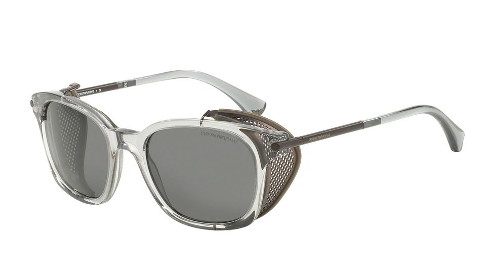 Armani EA4028Z Bifocal Prescription Sunglasses EA4028Z-515387-52 - Lens Diameter 52 mm, Frame Color Transparent Grey