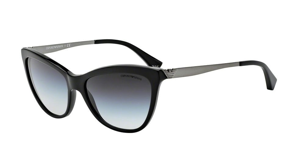 Armani EA4030F Single Vision Prescription Sunglasses EA4030F-50178G-57 - Lens Diameter 57 mm, Frame Color Black