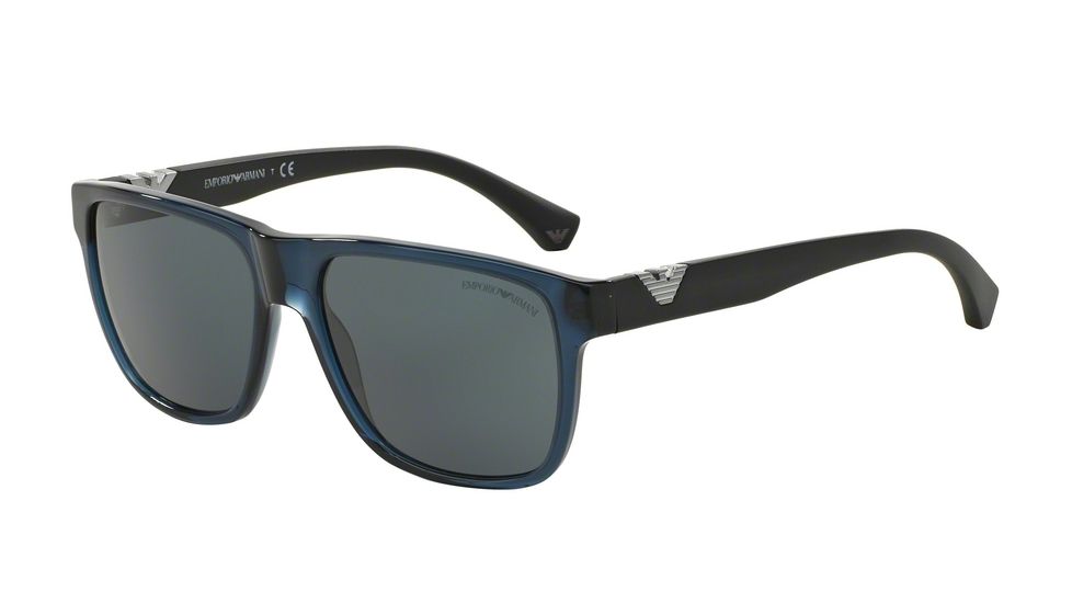 Armani EA4035 Bifocal Prescription Sunglasses EA4035-507287-58 - Lens Diameter 58 mm, Frame Color Blue