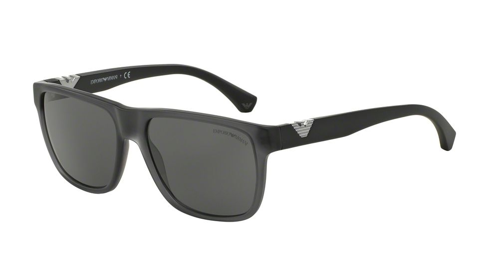 Armani EA4035 Bifocal Prescription Sunglasses EA4035-521587-58 - Lens Diameter 58 mm, Frame Color Matte Grey