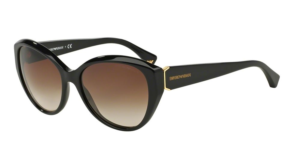 Armani EA4037 Progressive Prescription Sunglasses EA4037-501713-57 - Lens Diameter 57 mm, Frame Color Black