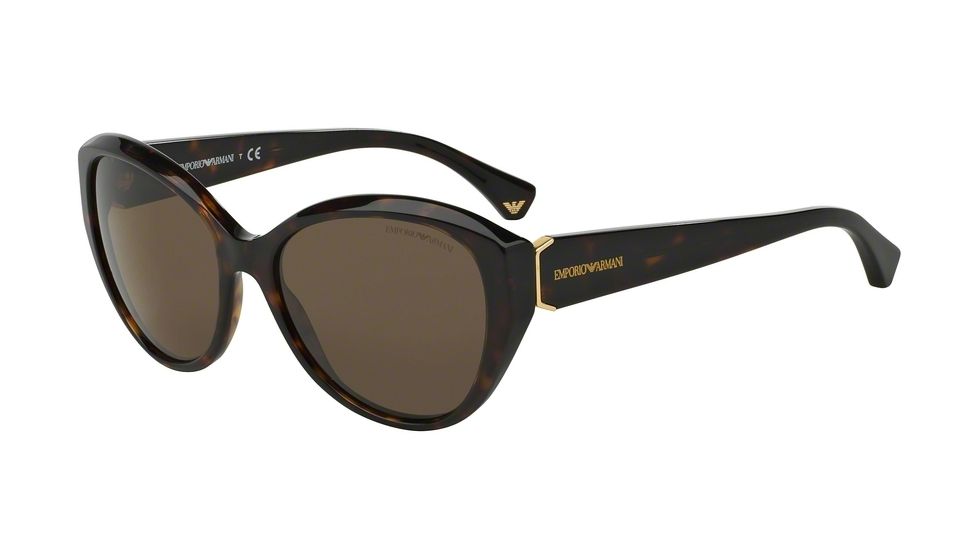 Armani EA4037 Progressive Prescription Sunglasses EA4037-502673-57 - Lens Diameter 57 mm, Frame Color Havana