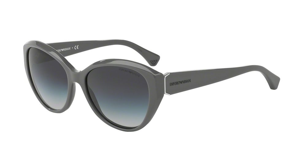 Armani EA4037 Progressive Prescription Sunglasses EA4037-52558G-57 - Lens Diameter 57 mm, Frame Color Grey